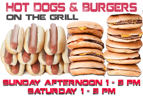 Weekend Hot Dogs & Burgers